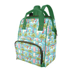 Summer Surf Multi-Function Backpack, Nappy / Diaper Bag One Size Multi-function Backpack, Nappy / Diaper Bag Printed Offshore Surf