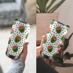 Happy Watermelon - 20oz Mobile Tumbler with Lid (Black Lock) 20oz Travel Mug Food Printed Offshore