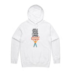Read Books, Change The World - Mens Hoodie White Mens Hoodie Printed In Australia Reading