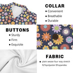 Groovy Flowers Men's Hawaiian Shirt