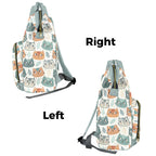 Cute Cat Faces - Multi-Function Backpack, Nappy / Diaper Bag