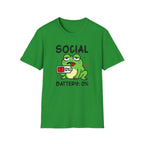 Frog, Social Battery - Unisex Softstyle T-Shirt