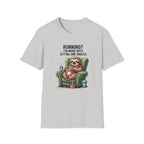 Sloth, Running, I'm More Into Sitting And Snacks - Unisex Softstyle T-Shirt
