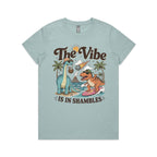 Dinosaurs The Vibe Is In Shambles Women's AS Colour T-shirt
