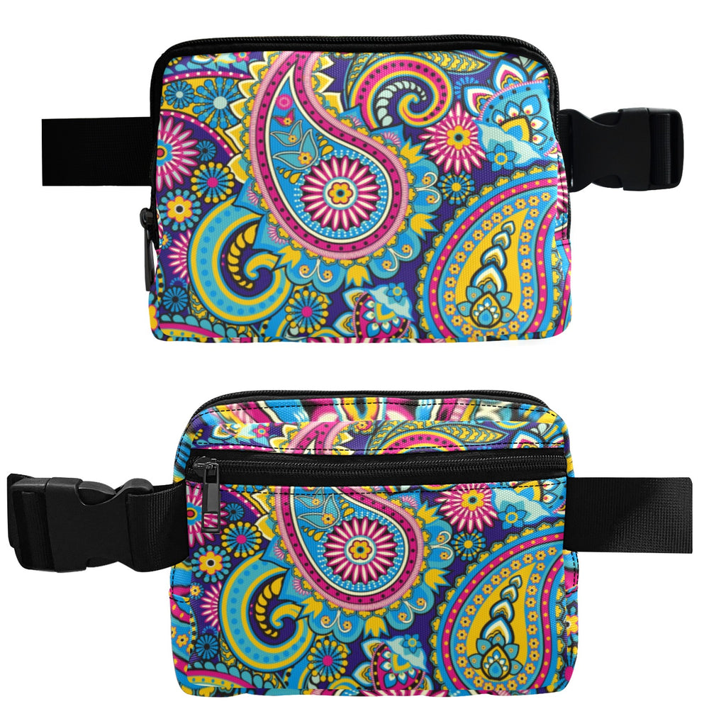 Bright Paisley - Belt Bag