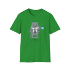 Not Before My Coffee, Cat - Unisex Softstyle T-Shirt