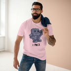 I Rock - Men's Staple Tee Pink Mens Premium T-Shirt Dad Music Printed in AU and US