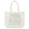 Lots And Lots Of Cats  Shoulder Canvas Tote Bag