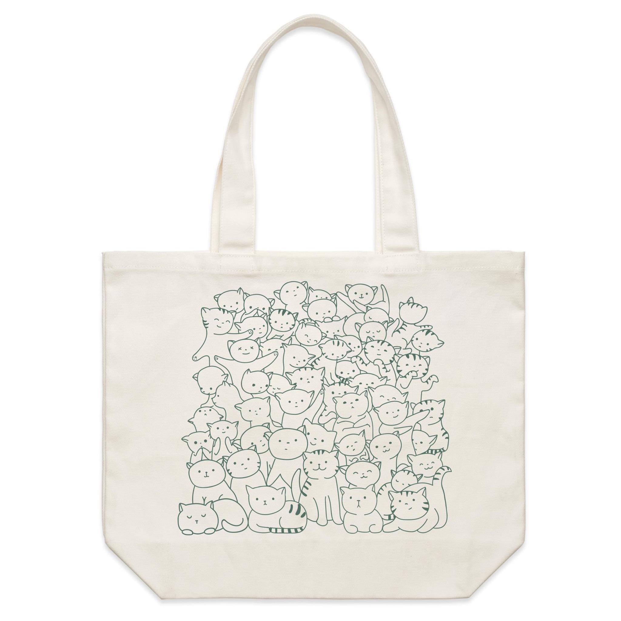 Lots And Lots Of Cats  Shoulder Canvas Tote Bag