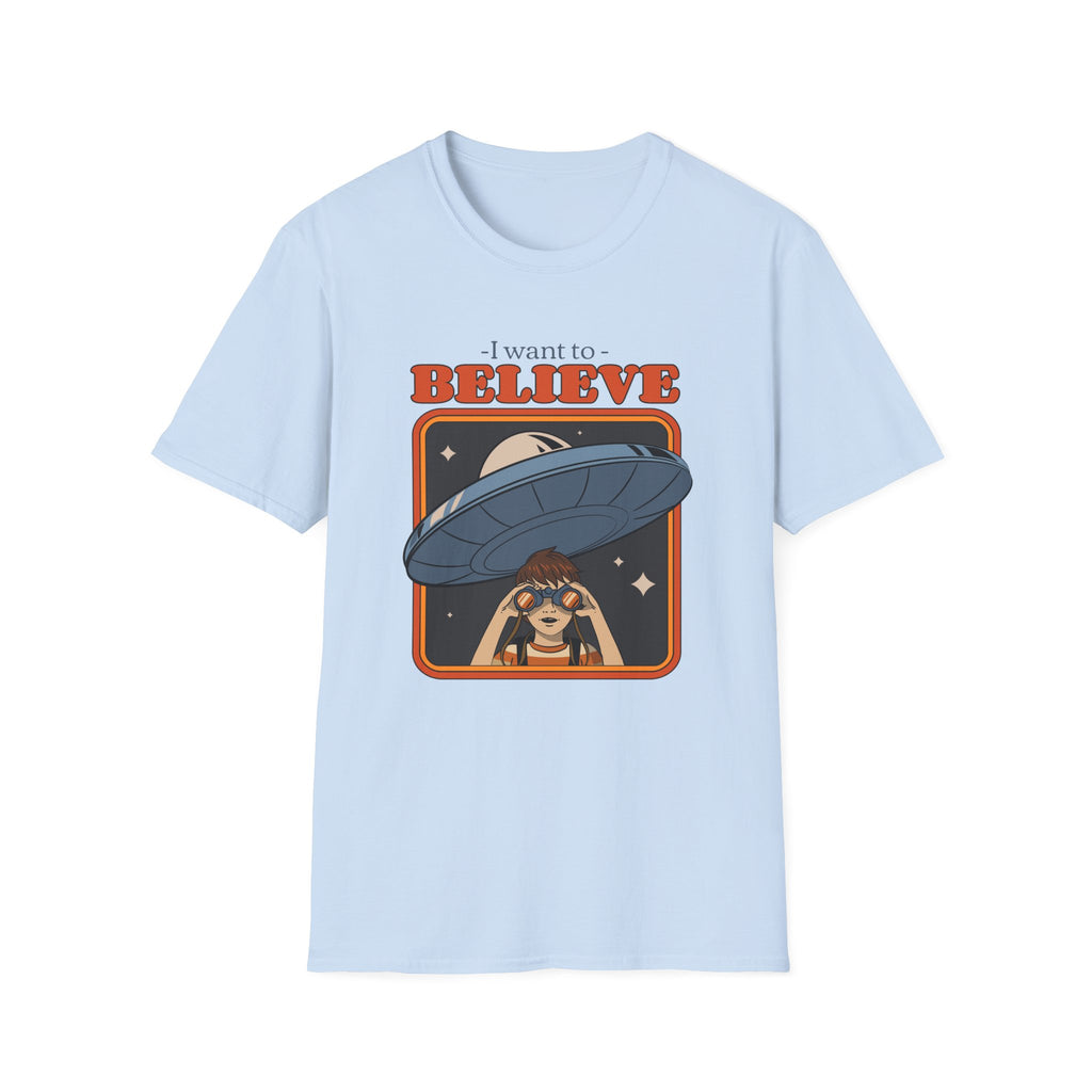 I Want To Believe, UFO - Unisex Softstyle T-Shirt