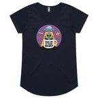 Coffee, Alien, UFO, Take Me To Your Brewer Women's AS Colour Scoop Neck T-Shirt Navy Womens Scoop Neck T-shirt Coffee Printed In Australia Sci Fi