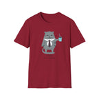 Not Before My Coffee, Cat - Unisex Softstyle T-Shirt