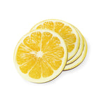 Lemon Slice - Round Coasters Round 3.7" x 3.7" 4pcs Round Coaster Australian Printer