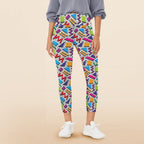 Graphic 80's Women's High Waist Pockets Yoga Leggings 5XL Women's High Waist Pockets Yoga Leggings Printed Offshore Retro
