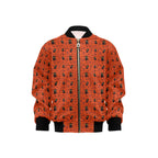 Halloween Black Cats Kids Bomber Jacket