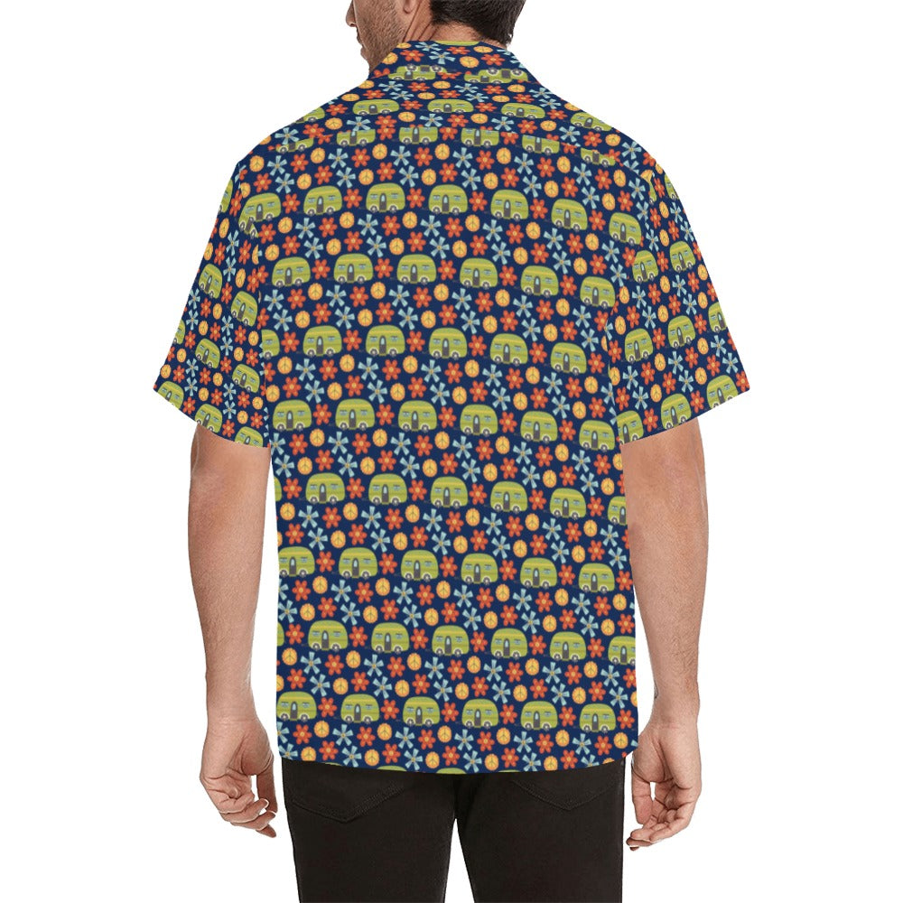 Hippy Caravan - Mens Hawaiian Shirt