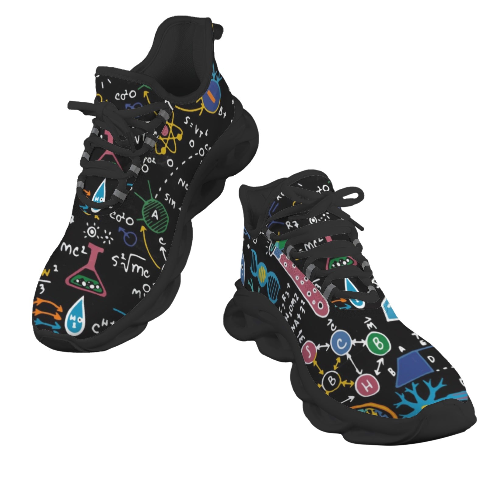 Science Time Blackboard Women's Twisted Sole Sneakers