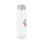 Personalised - Mum, With Flowers And Butterfly - Tritan Water Bottle