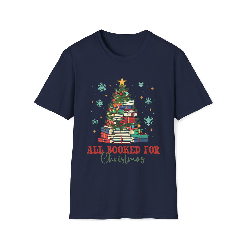 All Booked For Christmas - Unisex Softstyle T-shirt