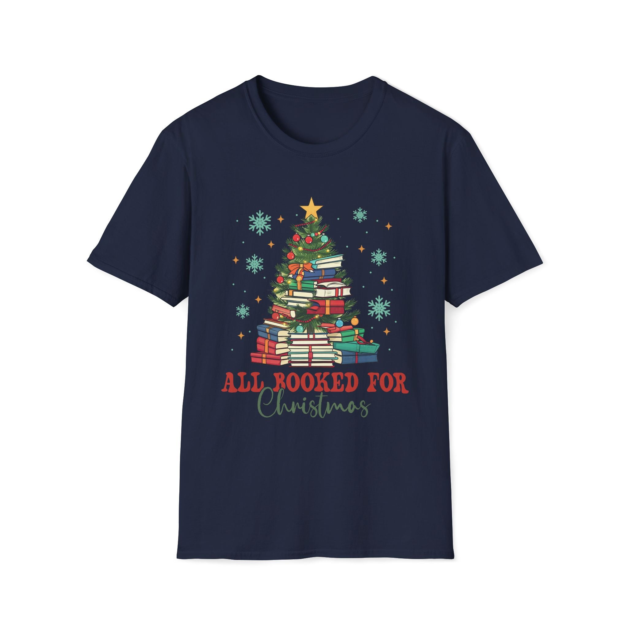 All Booked For Christmas - Unisex Softstyle T-shirt