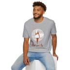 Beach Vibes Woman With Surfboard - Unisex Softstyle T-Shirt