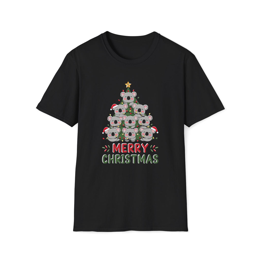 Australian Koala Christmas Tree - Unisex Softstyle T-Shirt