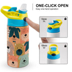 Dog Crowd - Little Kids Water Bottle Little Kids Water Bottle animal Printed Offshore