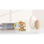 Personalised - Pi Day - White 11oz Ceramic Mug with Colour Inside Personalised 11oz Mug customise Globally Fulfilled Maths personalise Science