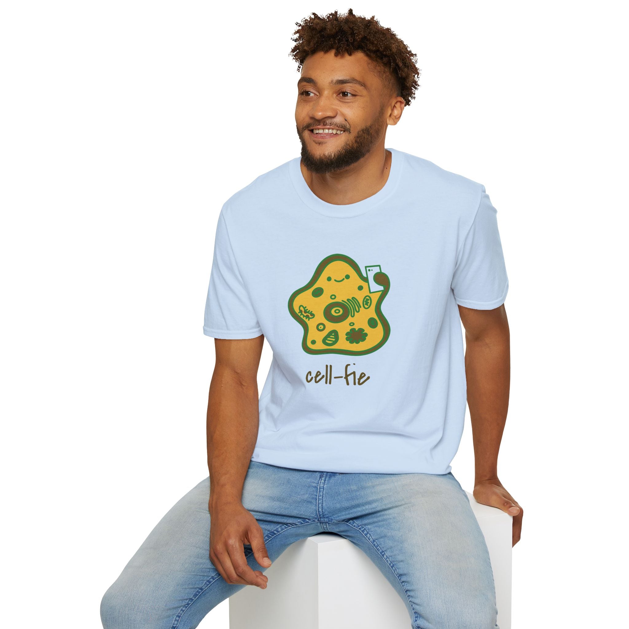 Cell-Fie, Selfie, Cell - Unisex Softstyle T-Shirt