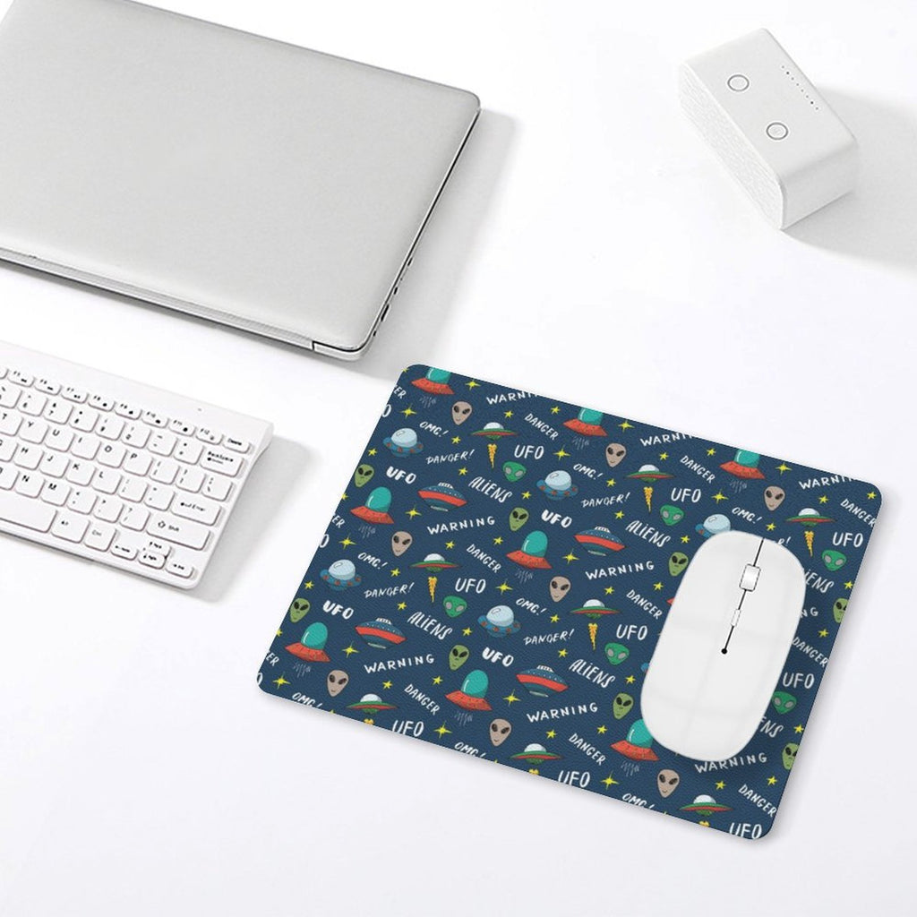 UFO's And Aliens Leather Mouse Pad Leather Mouse Pad Printed Offshore Sci Fi