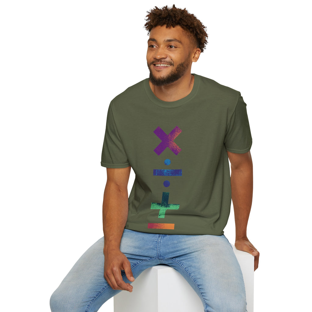 Maths Symbols - Unisex Softstyle T-Shirt