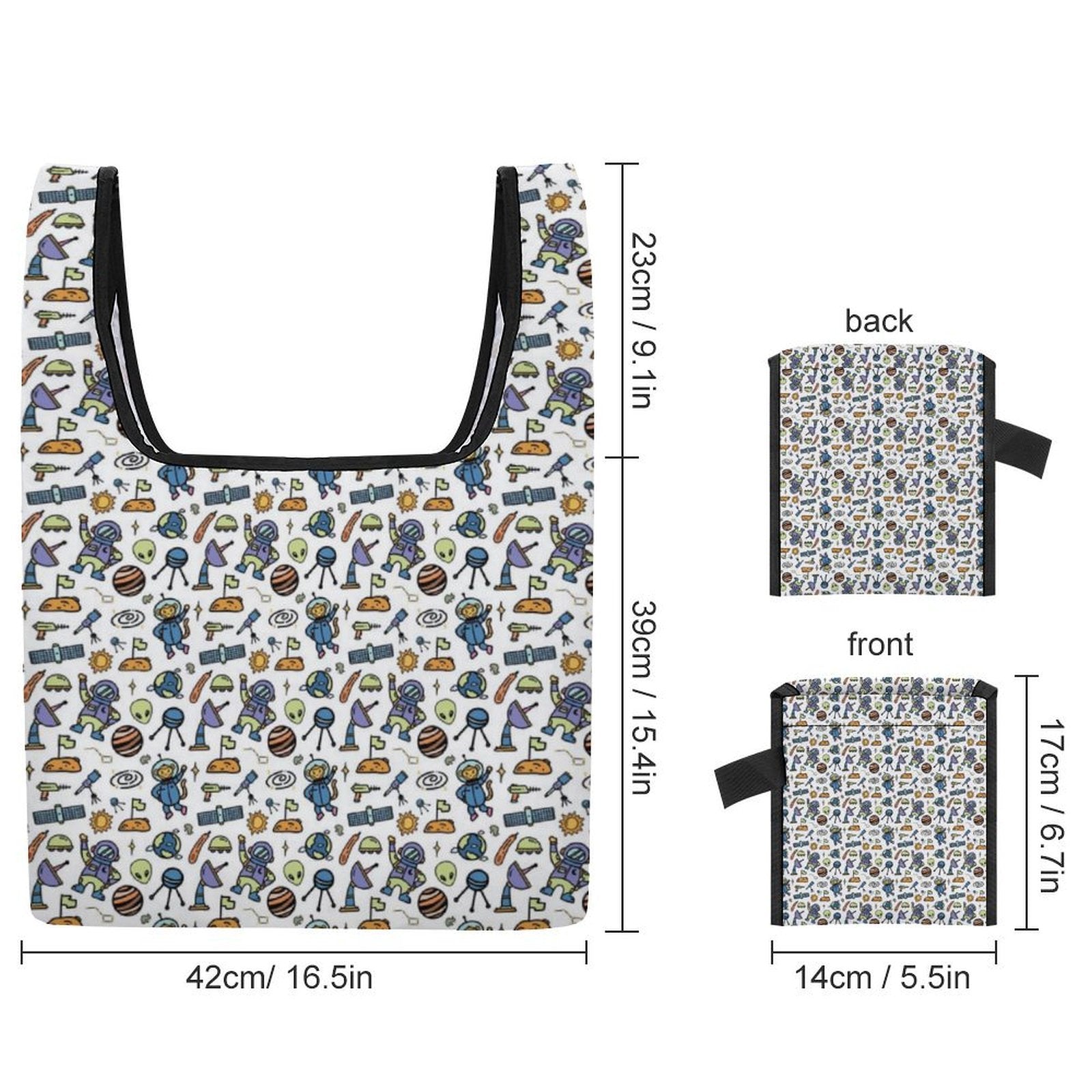 All About Space Foldable Shopping Bag