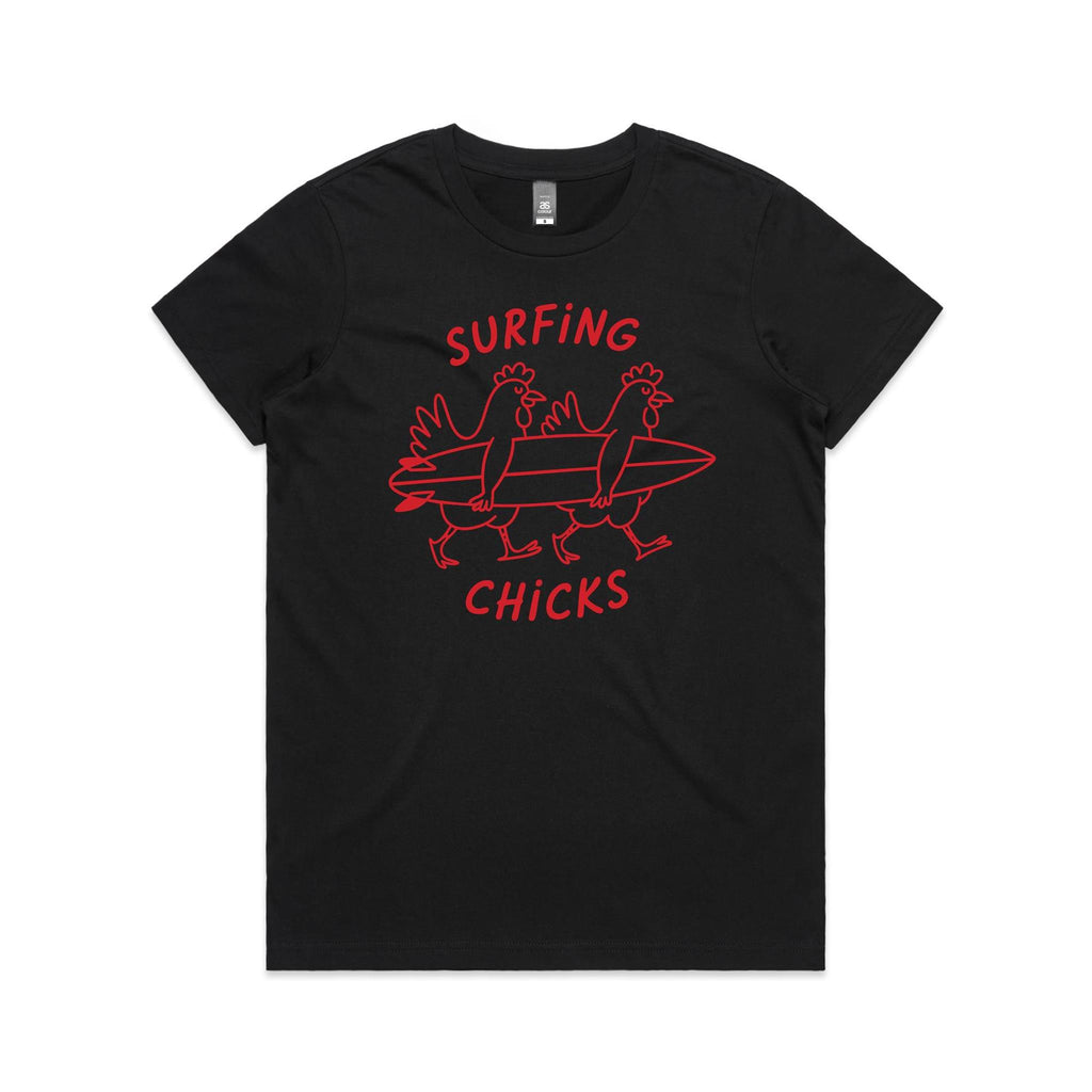 Surfing Chicks Women's AS Colour T-shirt