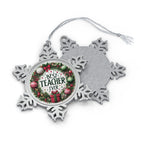 Best Teacher Ever Pewter Snowflake Ornament