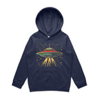 Retro UFO Kid's AS Colour Hoodie