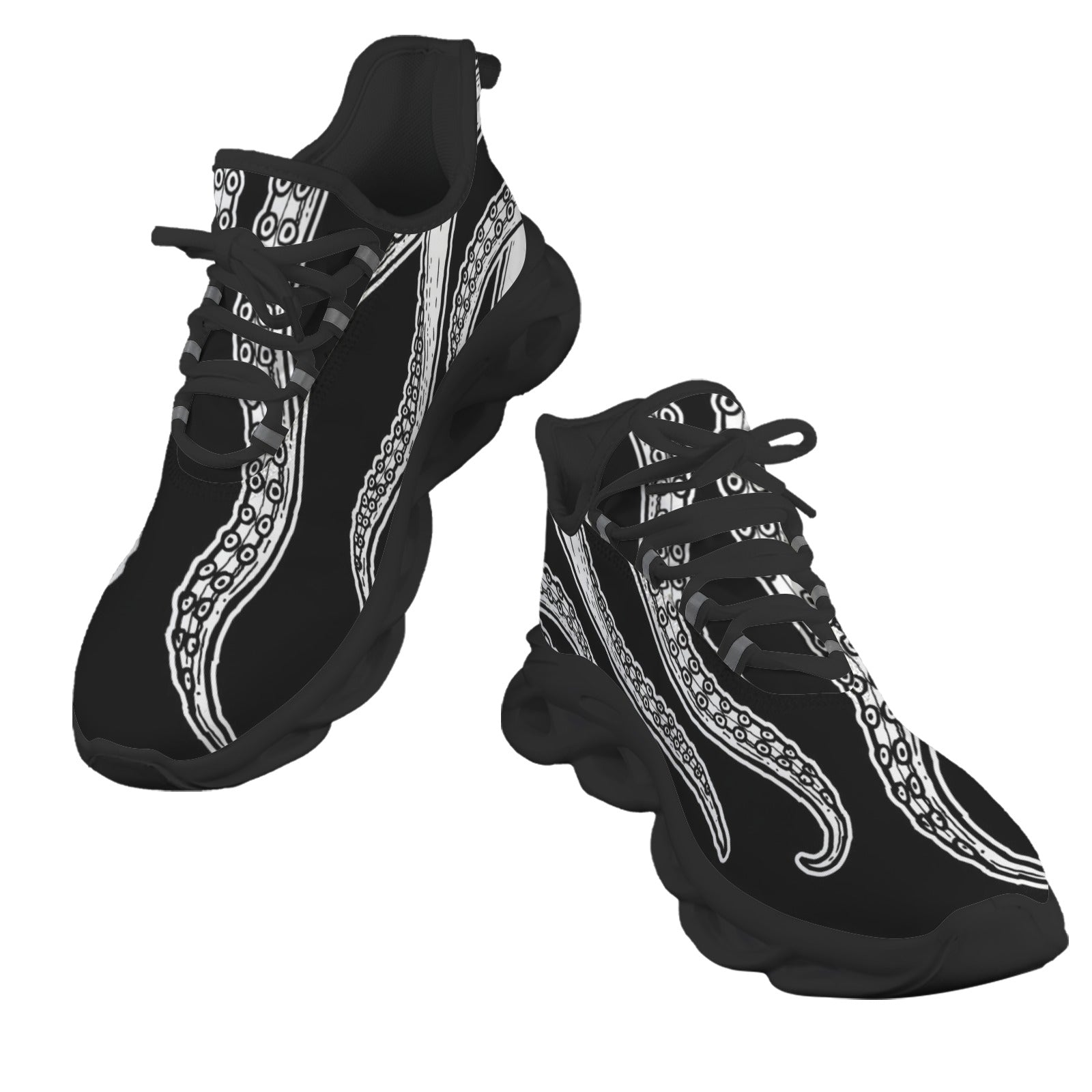 Octopus Tentacles Men's Twisted Sole Sneakers