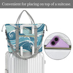 Ocean Waves Duffle Bag-Simple (Model 1715) Duffle Bag-Simple (1715)