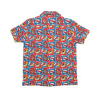 Comic Book Pop Senior Kids Hawaiian Shirt Senior Kids Hawaiian Shirt 8-15 comic Printed Offshore