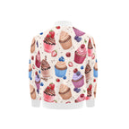 Cupcakes Kids Bomber Jacket Kids Bomber Jacket Food Printed Offshore
