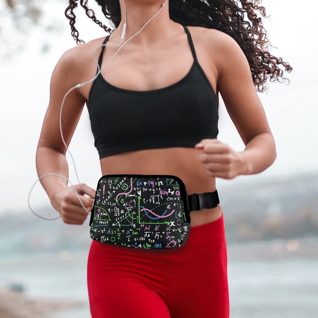 Equations In Green And Pink - Belt Bag