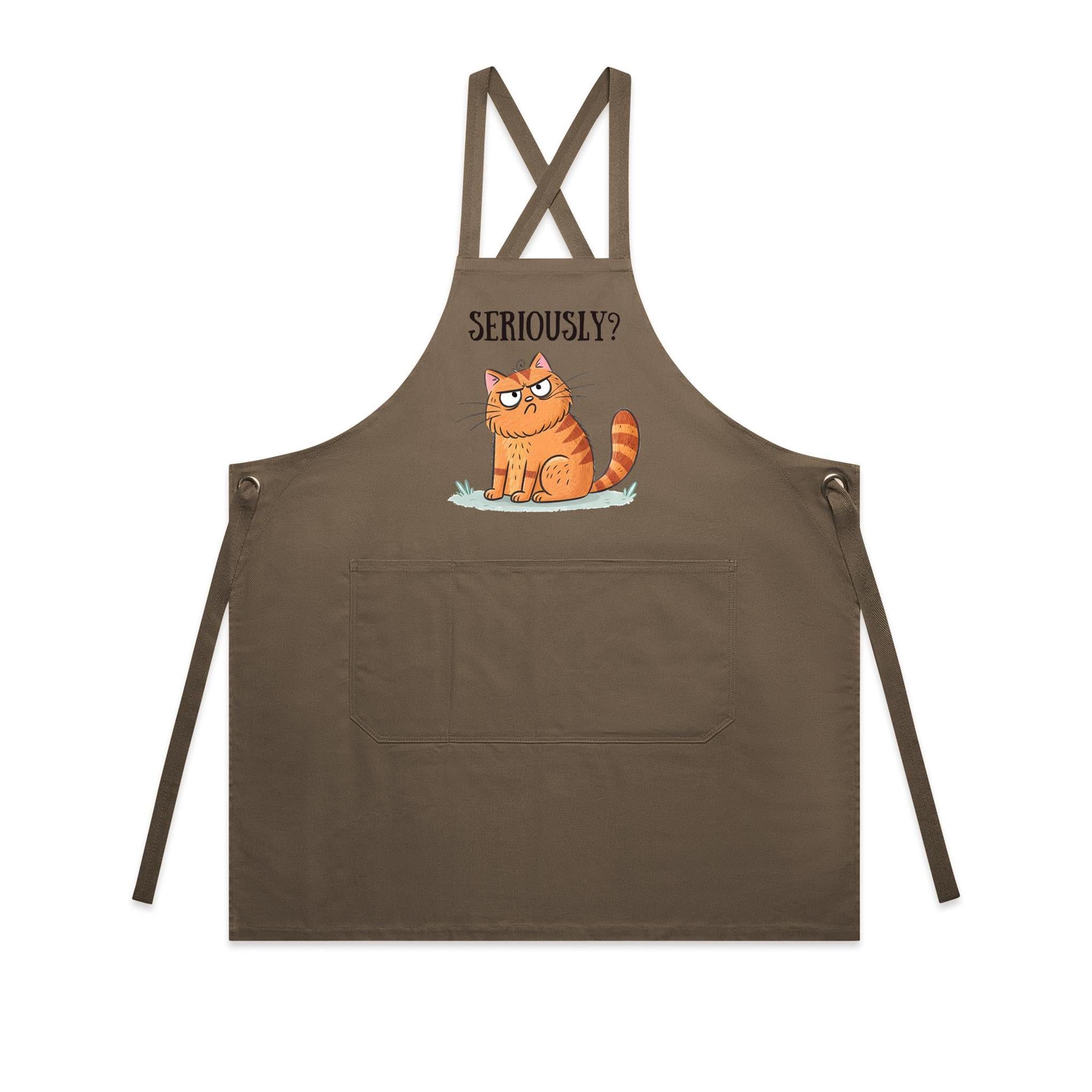 Cat Seriously? - AS Colour Carrie Apron