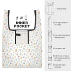Paw Prints Foldable Shopping Bag