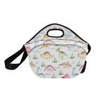 Dinosaur Garden - Neoprene Lunch Bag Neoprene Lunch Bag Printed Offshore