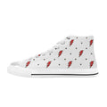 Red Lightning Men's High Top Canvas Shoes US14 Men's Classic High Top Canvas Shoes Printed Offshore