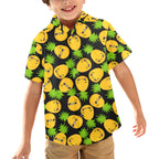 Cool Pineapples - Junior Kids Hawaiian Shirt