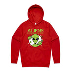 Aliens Don't Believe In You Either Men's AS Colour Hoodie