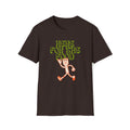 Here For The Food Unisex Softstyle T-Shirt Dark Chocolate Unisex Adult T-shirt Australian Printer Food