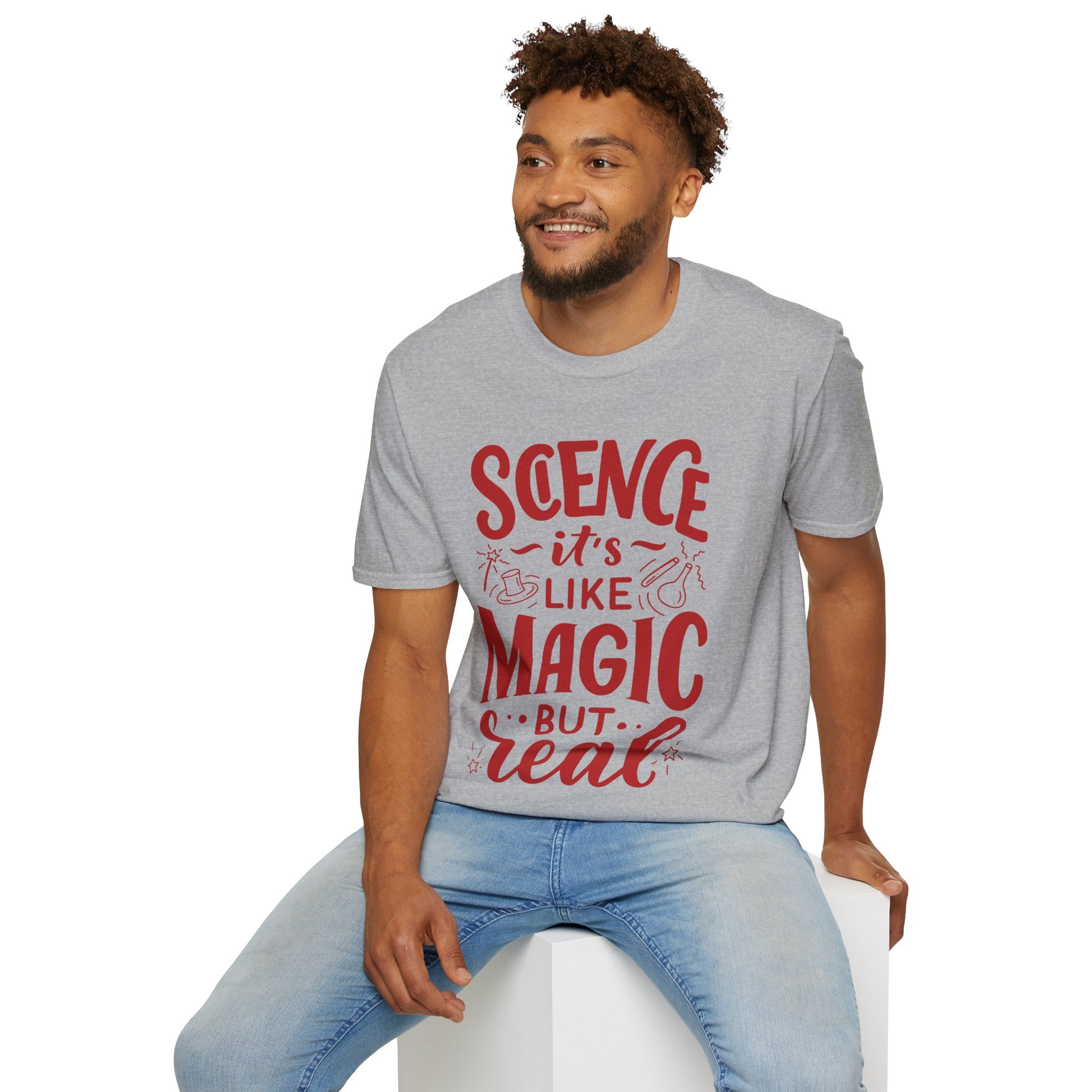 Science, It's Like Magic But Real - Unisex Softstyle T-Shirt