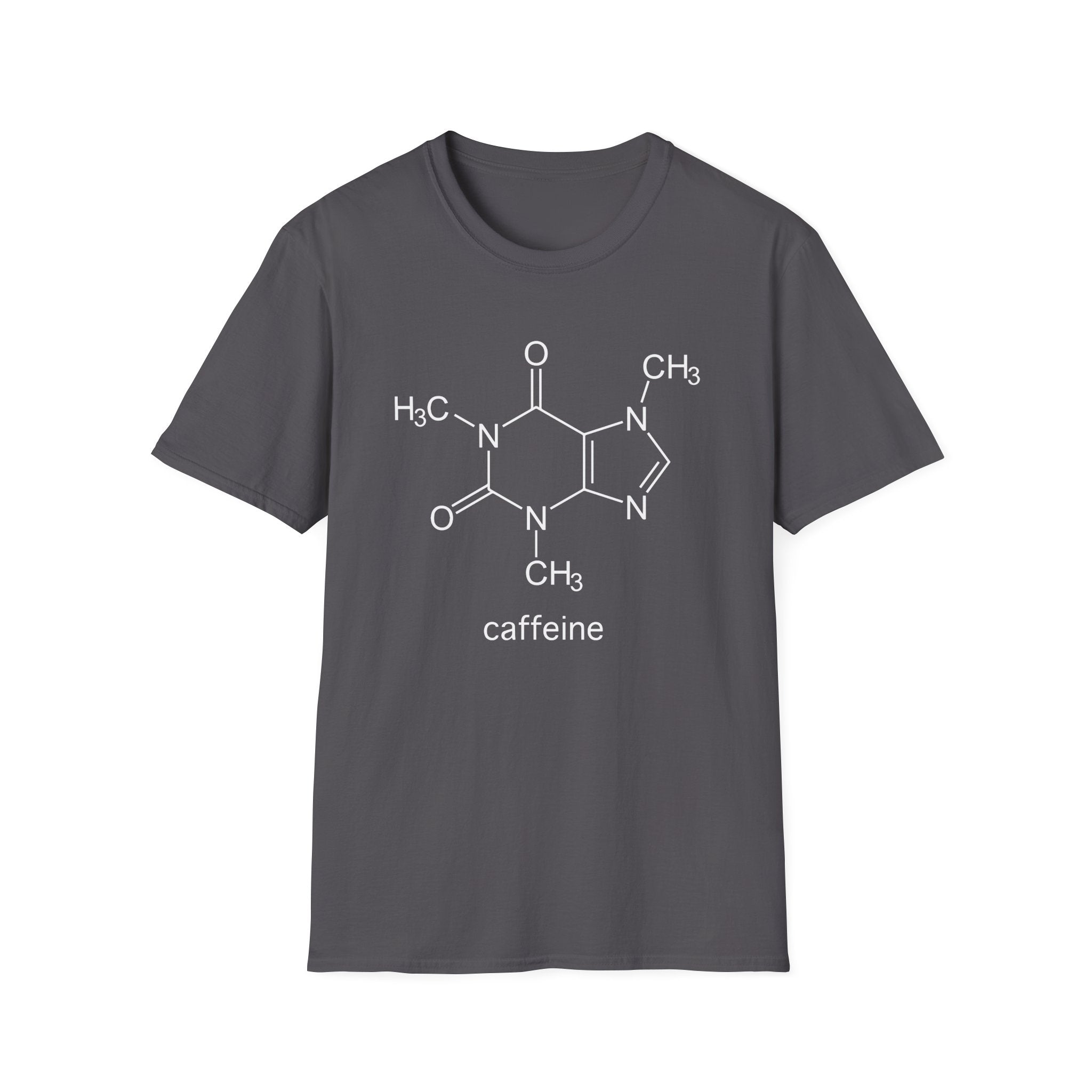 Caffeine Molecule - Unisex Softstyle T-Shirt