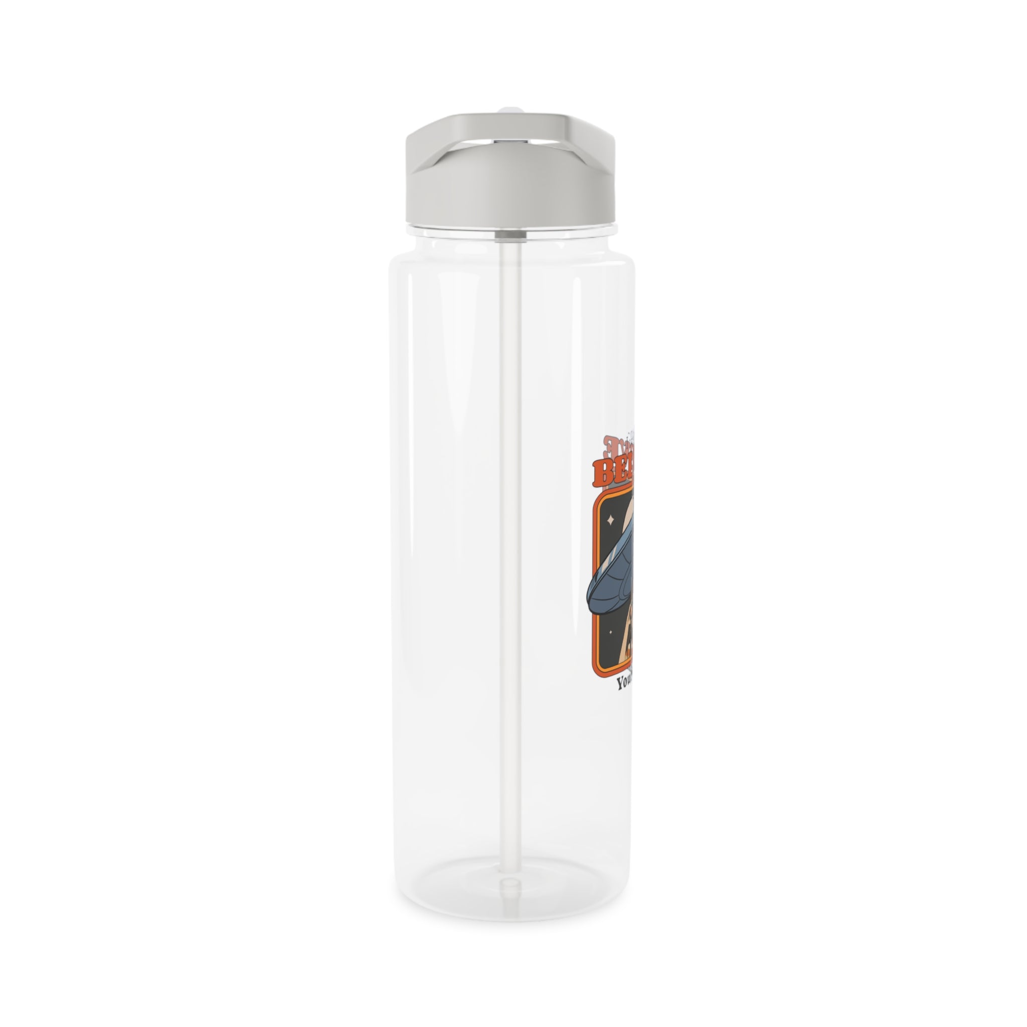 Personalised - UFO, I Want To Believe - Clear Tritan Water Bottle